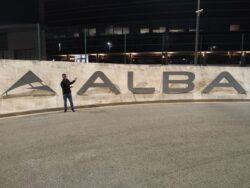 Soumyarup by the ALBA sign